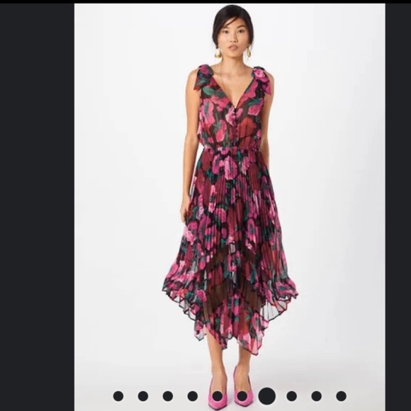 The kooples  dress dolce vita print size Large NWT - Picture 9 of 16